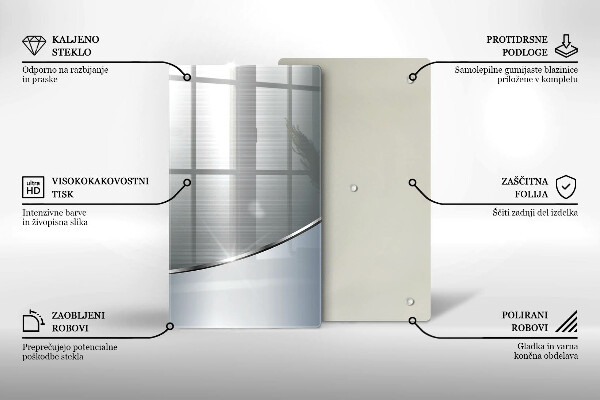 Herd abdeckplatte Abstraktionsmuster aus Metall