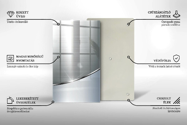 Herd abdeckplatte Abstraktionsmuster aus Metall