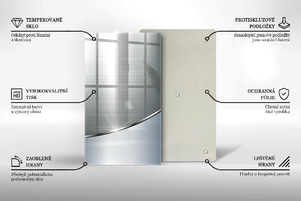 Herd abdeckplatte Abstraktionsmuster aus Metall