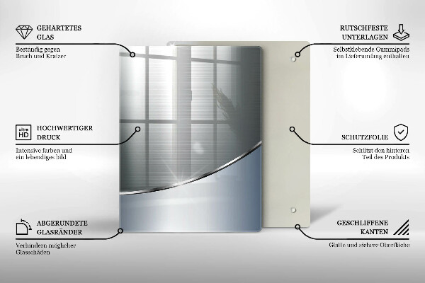 Herd abdeckplatte Abstraktionsmuster aus Metall