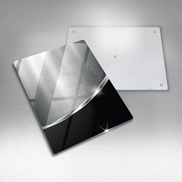 Herd abdeckplatte Abstraktion mit Metall