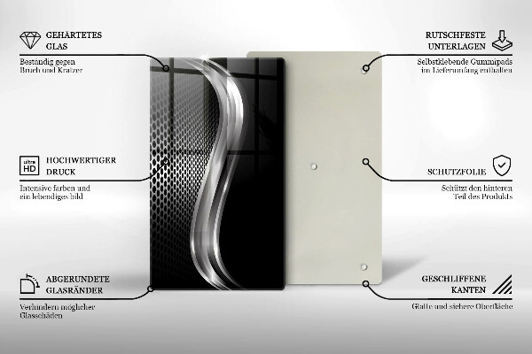 Herd abdeckplatte Metallstruktur