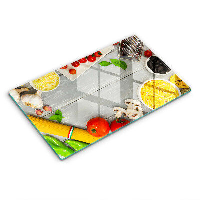 Herdabdeckplatte glas Küchenessen