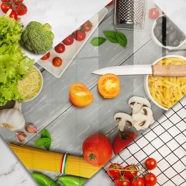 Herdabdeckplatte glas Küchenessen