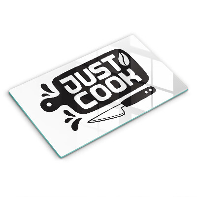 Herdabdeckplatte glas Just cook
