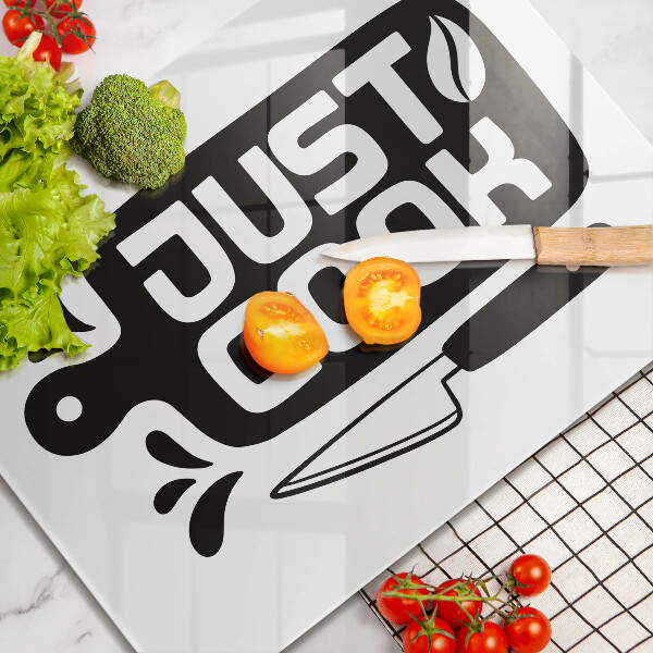 Herdabdeckplatte glas Just cook