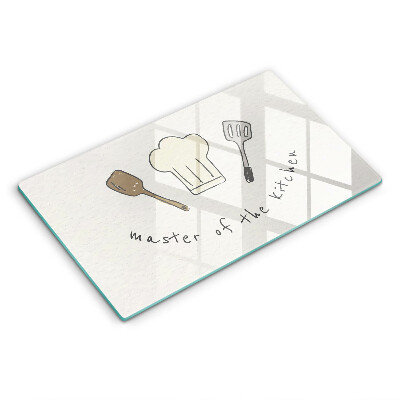 Herdabdeckplatte glas Master of the Kitchen