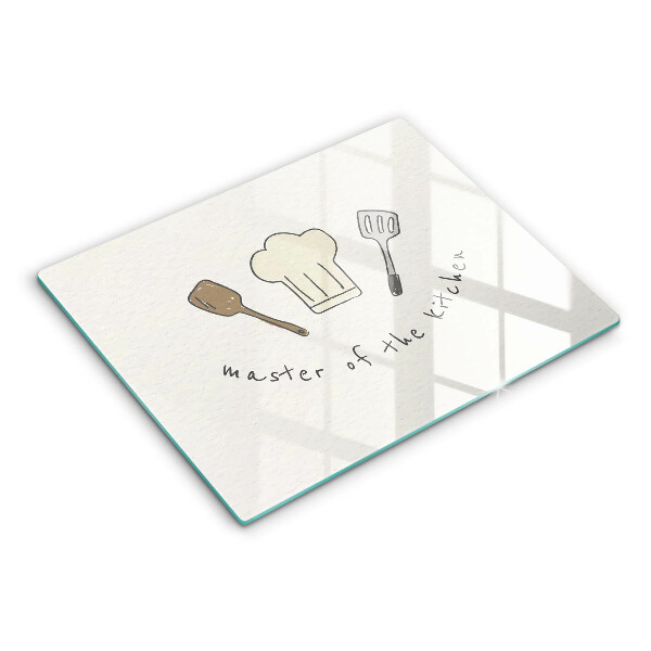 Herdabdeckplatte glas Master of the Kitchen