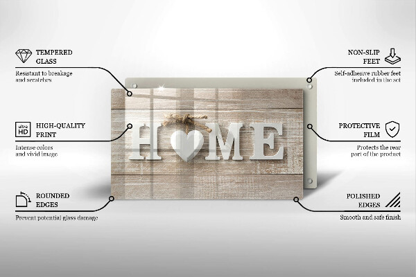 Herdabdeckplatte glas Home