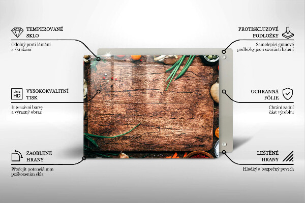 Herdabdeckplatte glas Küchenbrett aus Holz