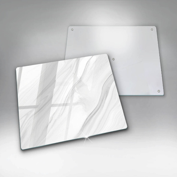 Ceranfeldabdeckung Zarter Marmor