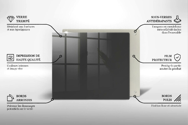 Ceranfeld schutz Graue Farbe