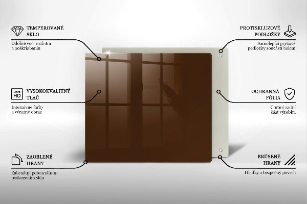 Ceranfeld schutz braune Farbe