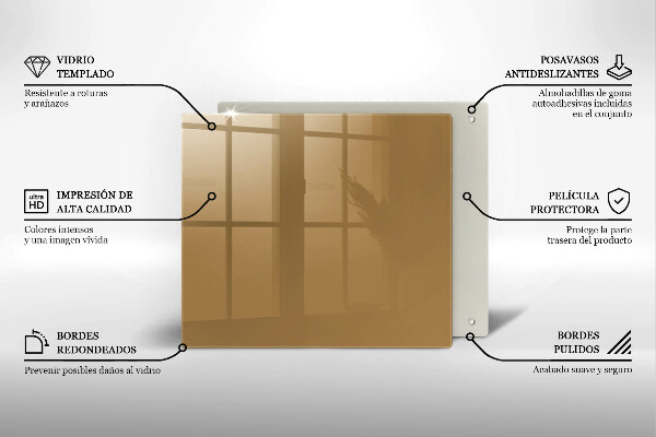 Ceranfeld schutz Beige Farbe