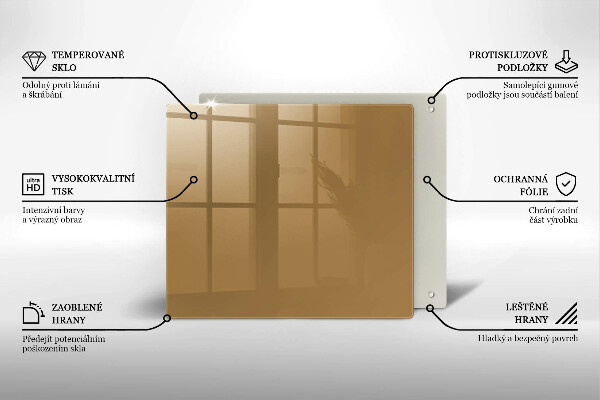 Ceranfeld schutz Beige Farbe