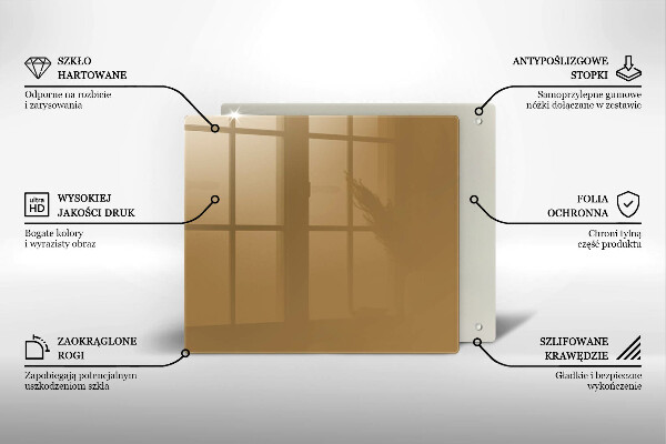 Ceranfeld schutz Beige Farbe