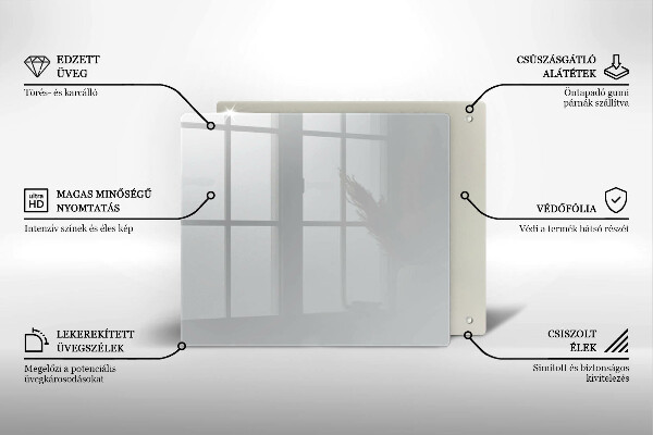 Ceranfeld schutz Graue Farbe