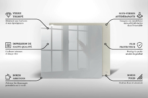 Ceranfeld schutz Graue Farbe