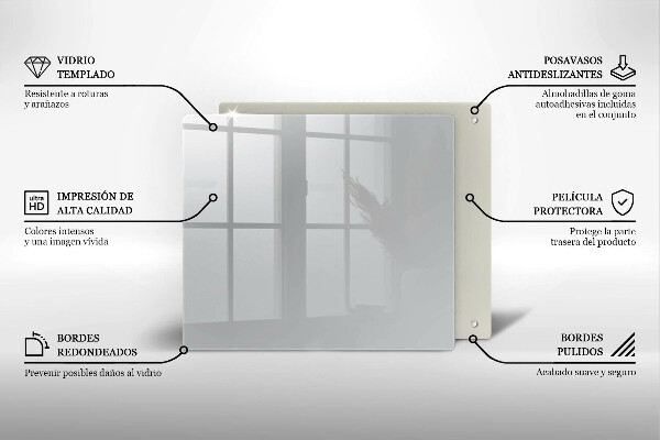Ceranfeld schutz Graue Farbe