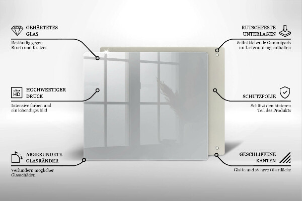 Ceranfeld schutz Graue Farbe