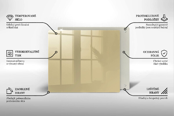 Ceranfeld schutz Beige Farbe