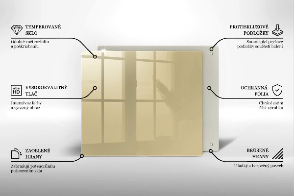 Ceranfeld schutz Beige Farbe