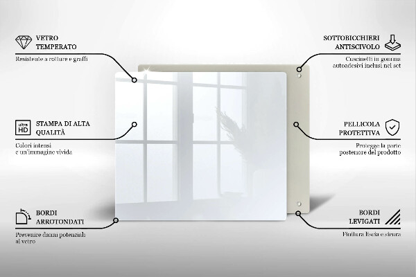 Ceranfeld schutz weiße Farbe
