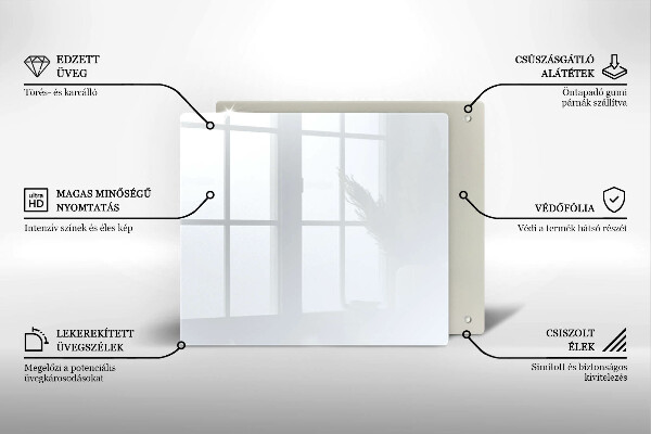 Ceranfeld schutz weiße Farbe