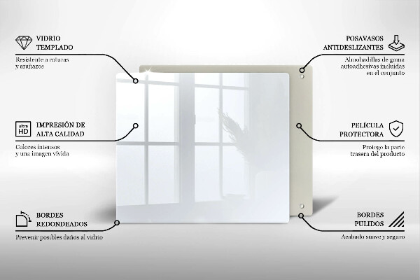 Ceranfeld schutz weiße Farbe