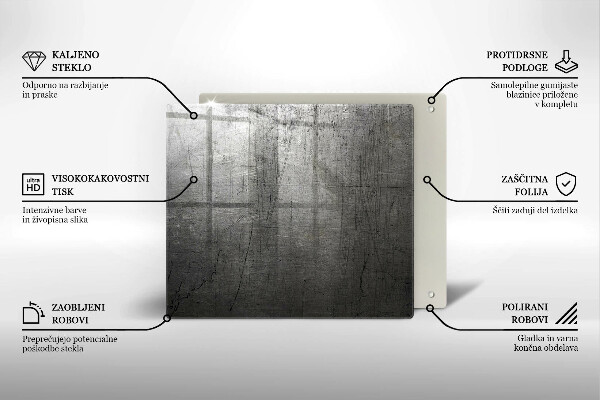 Herdplattenabdeckung Metallstruktur
