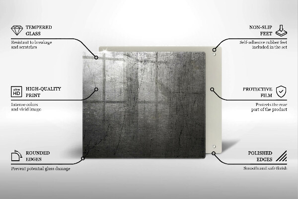 Herdplattenabdeckung Metallstruktur
