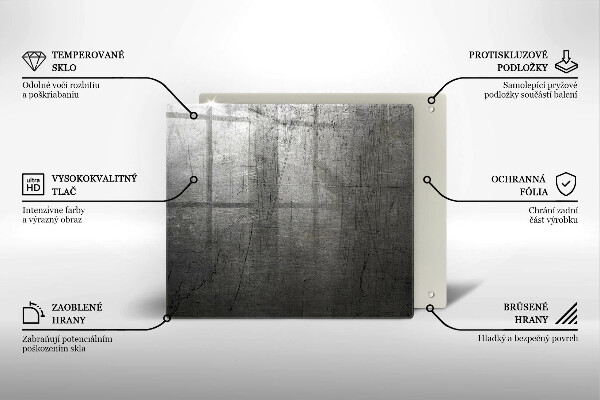 Herdplattenabdeckung Metallstruktur