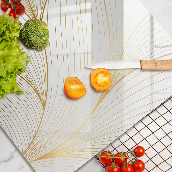 Herdplattenabdeckung Modernes Linienmuster