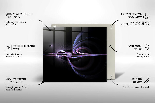 Herdplattenabdeckung Moderne Abstraktion