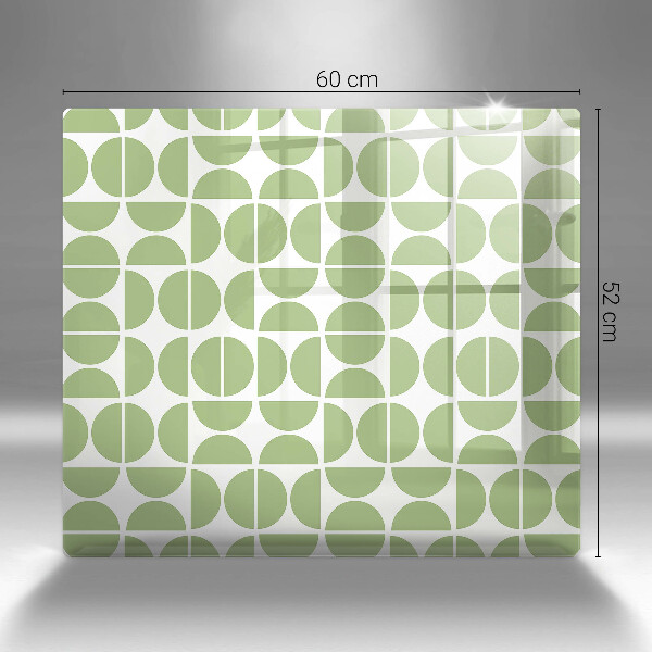 Herdplattenabdeckung Muster aus Boho-Formen