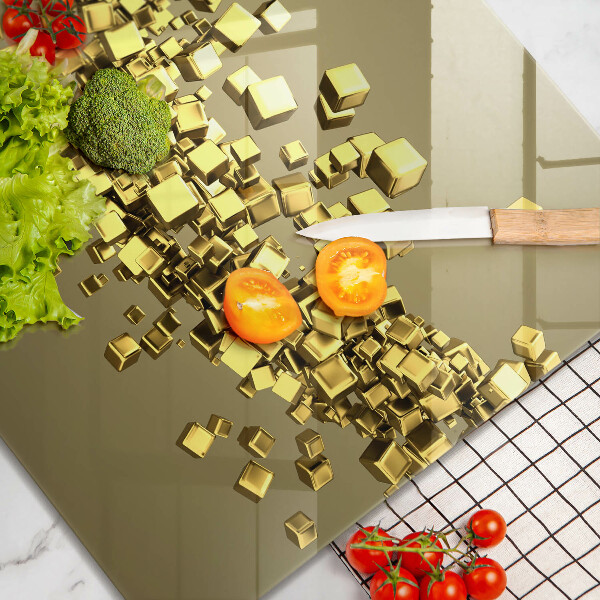 Herdplattenabdeckung Abstrakte 3D-Geometrie