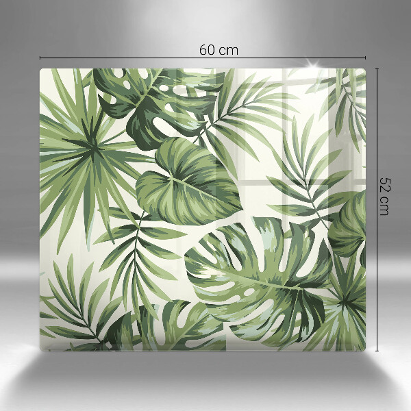 Ceranfeld schutz Monstera hinterlässt Illustration