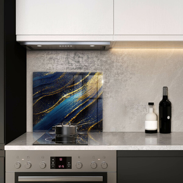 Ceranfeld schutz Marineblaue Abstraktion