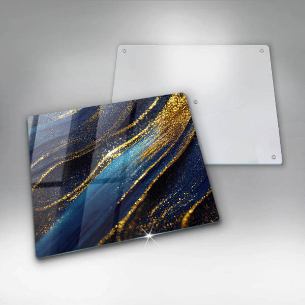 Ceranfeld schutz Marineblaue Abstraktion