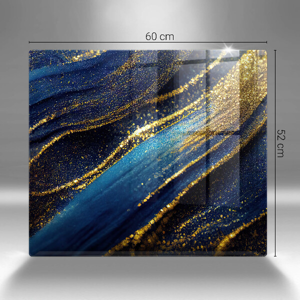 Ceranfeld schutz Marineblaue Abstraktion