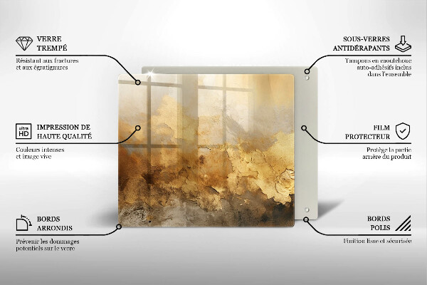 Ceranfeld schutz Reichhaltige Textur