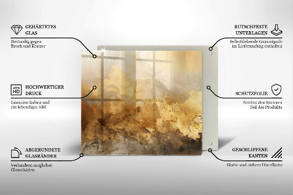 Ceranfeld schutz Reichhaltige Textur