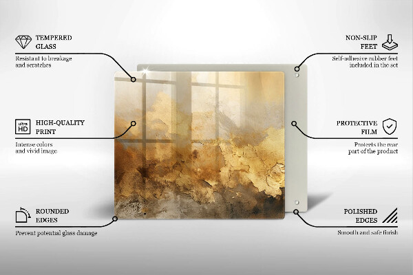 Ceranfeld schutz Reichhaltige Textur