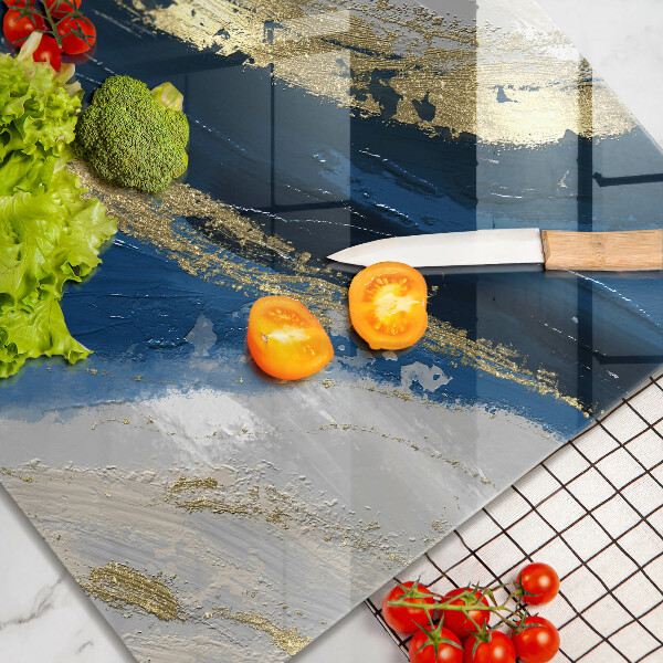 Ceranfeld schutz Textur mit Gold