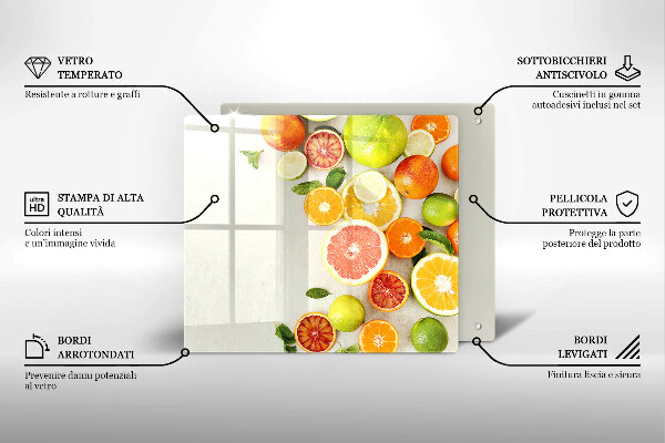 Ceranfeld schutz Zitrusfrüchte