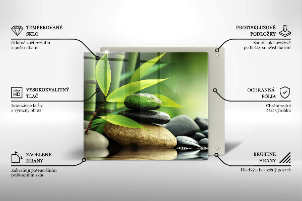 Ceranfeld schutz Zen-Bambussteine