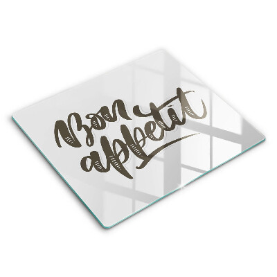 Ceranfeld schutz Inscription Bon Appetit