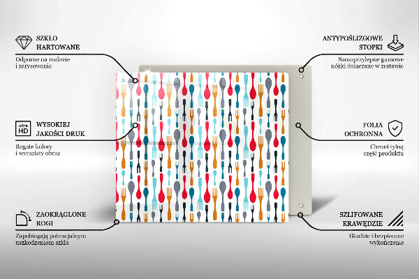Ceranfeld schutz Löffelillustration