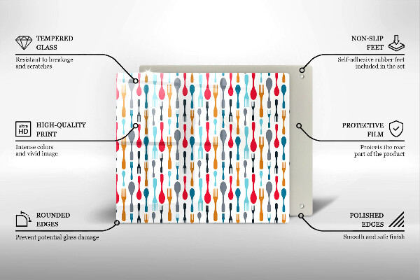 Ceranfeld schutz Löffelillustration