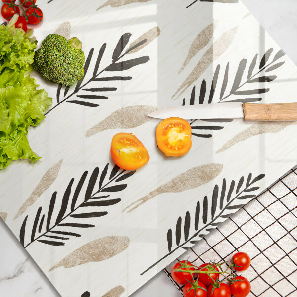 Ceranfeld schutz Boho-Pflanzen